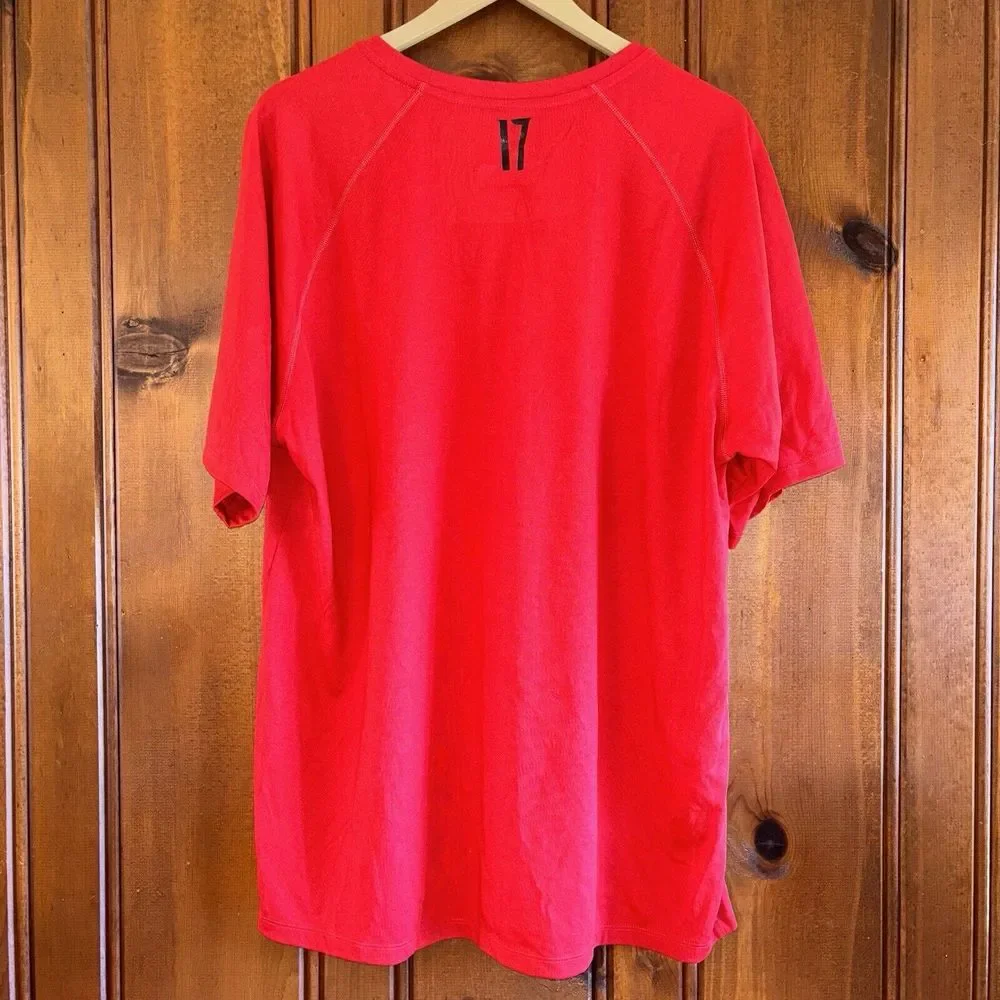 Louisville Cardinals Football GRIND #17 Team Issued Practice Shirt Adidas Men XL
